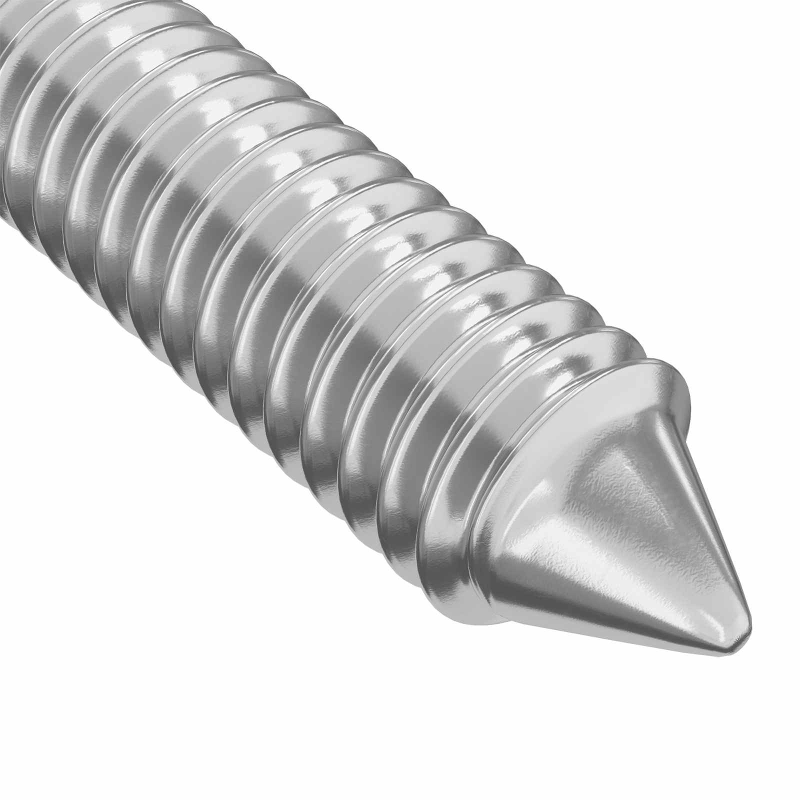 Möbel-Schrauben 2 pcs Silber M6 x 60 mm Stahl