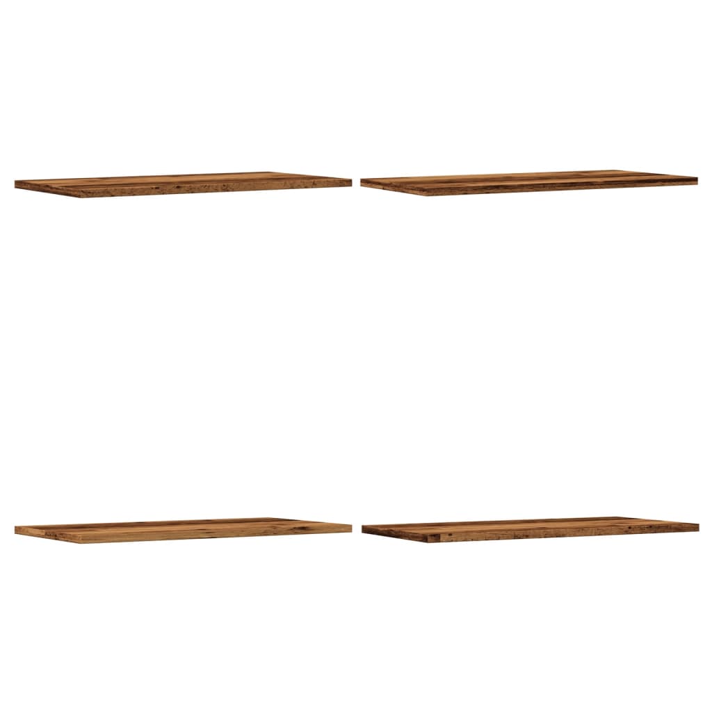 Bücherregal-Bretter 4 Stk. Weiß 40x10x1,5 cm Holzwerkstoff