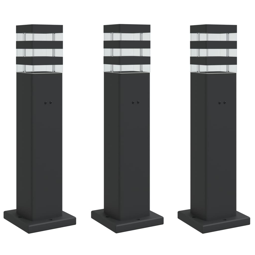 Wegeleuchte Schwarz 50 cm Aluminium