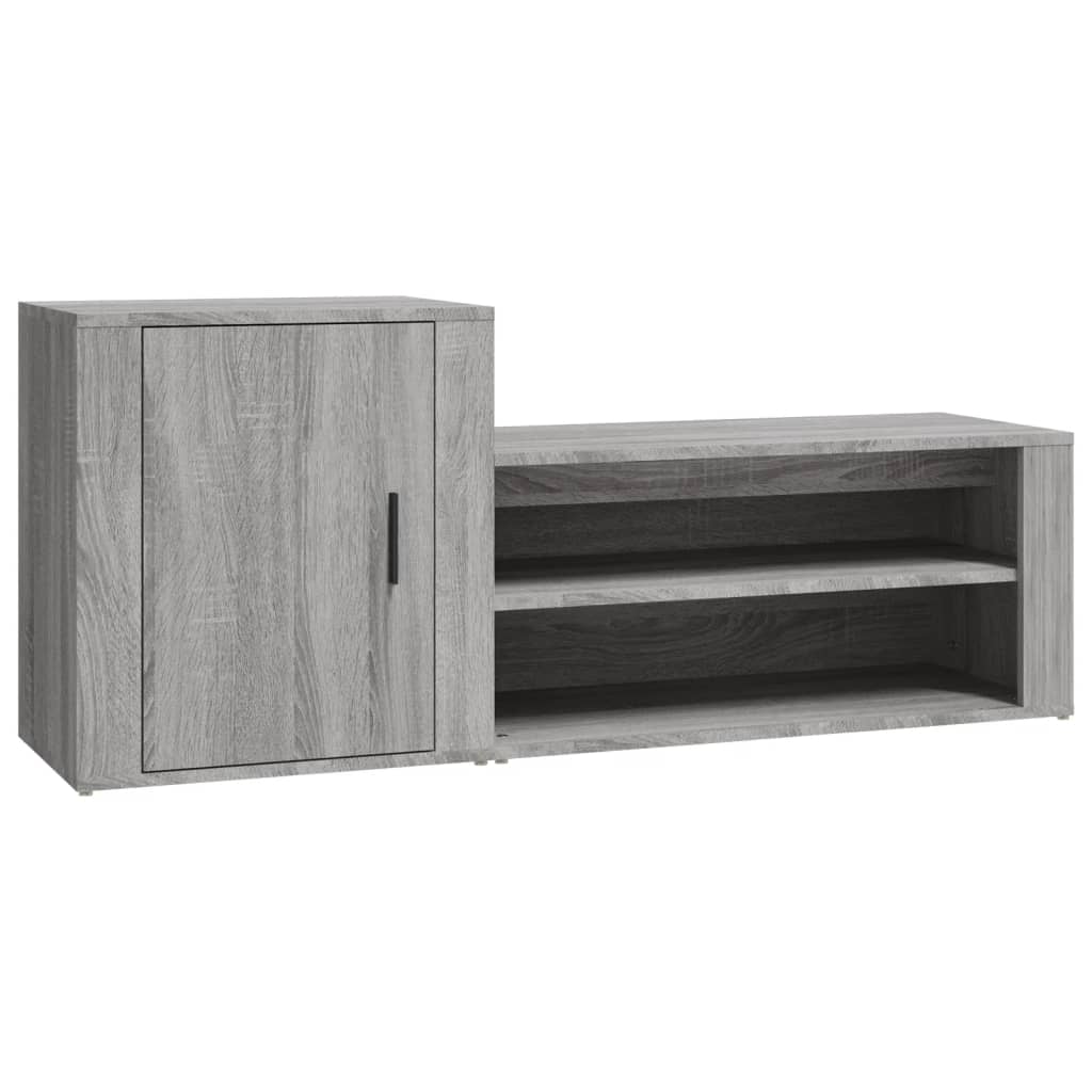 Schuhschrank Weiß 130x35x54 cm Holzwerkstoff