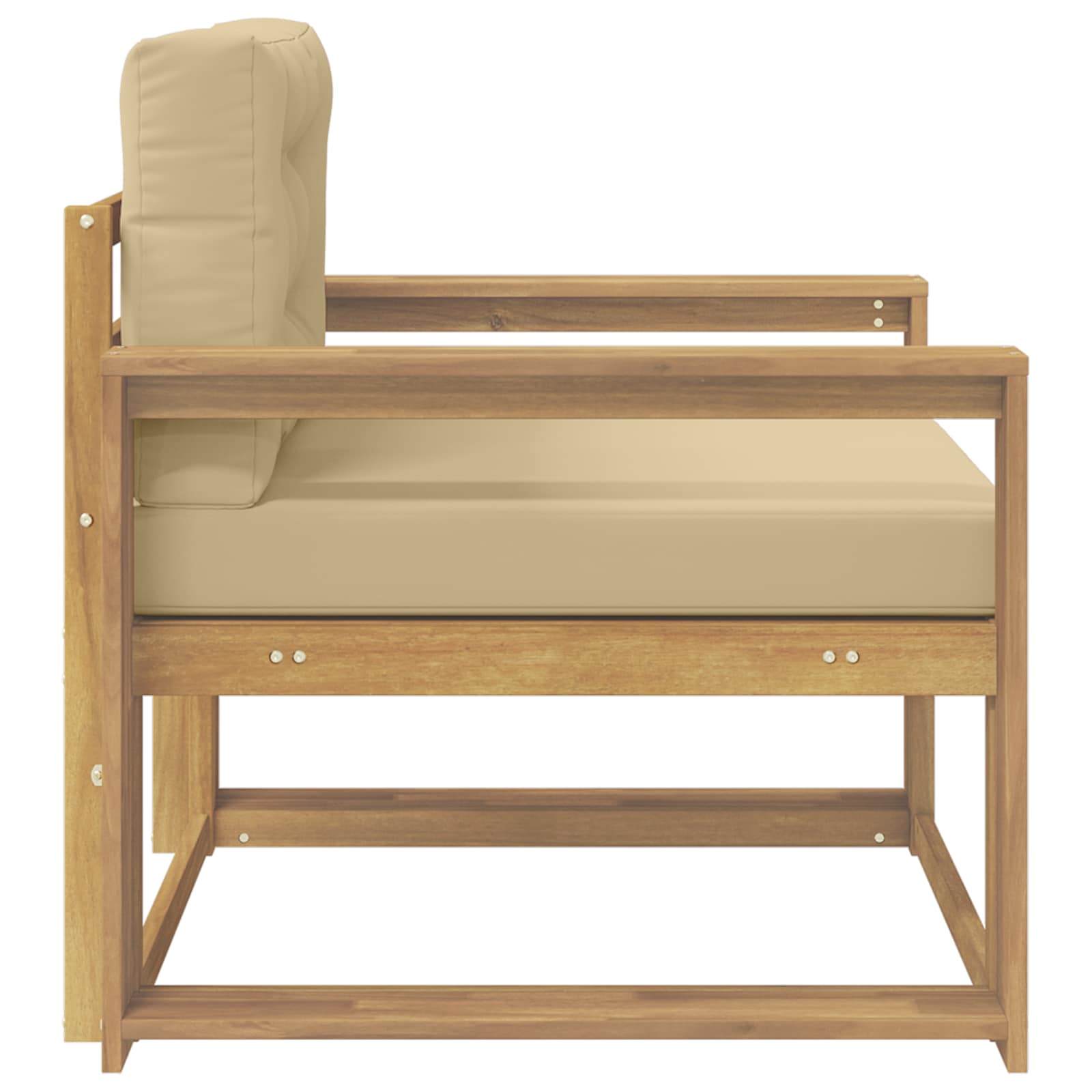 Outdoor Mittelsofa Natur