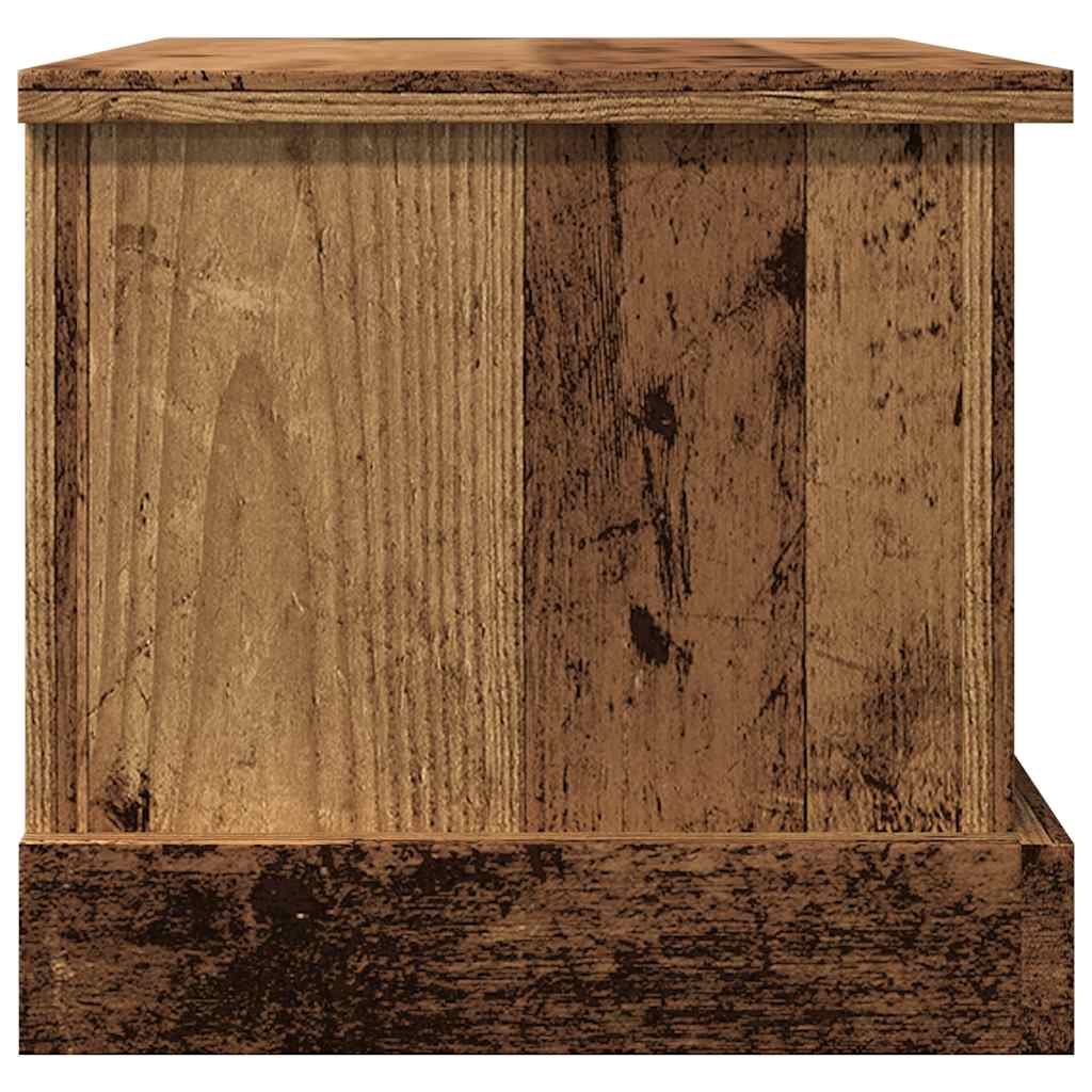 Aufbewahrungsbox Weiß 50 x 30 x 28 cm Holzwerkstoff