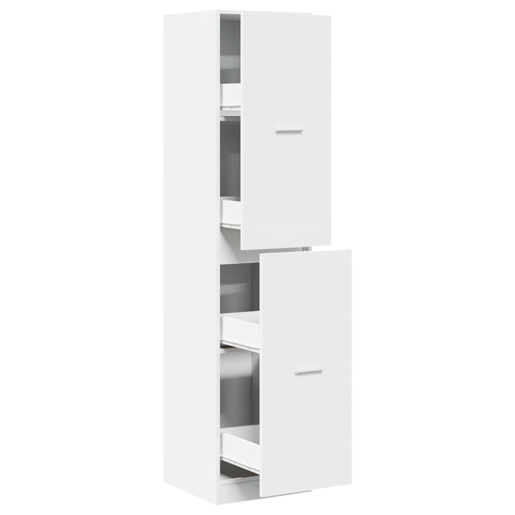 Apothekerschrank Weiß 30 x 41 x 174,5 cm Holzwerkstoff