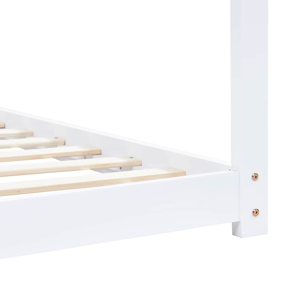Kinder-Bettgestell Massivholz Kiefer 70 x 140 cm