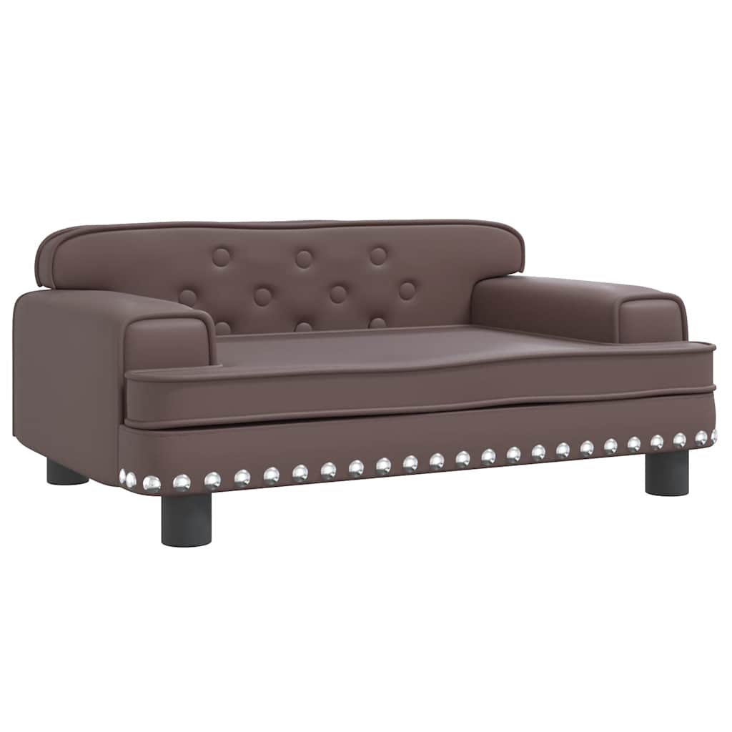 Hundebett Rosa 90x53x30 cm Samt