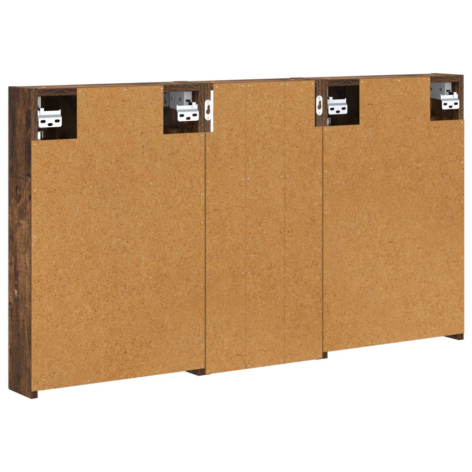 Badezimmerschrank-Set 3 pcs 80 x 10,5 x 50 cm Holzwerkstoff