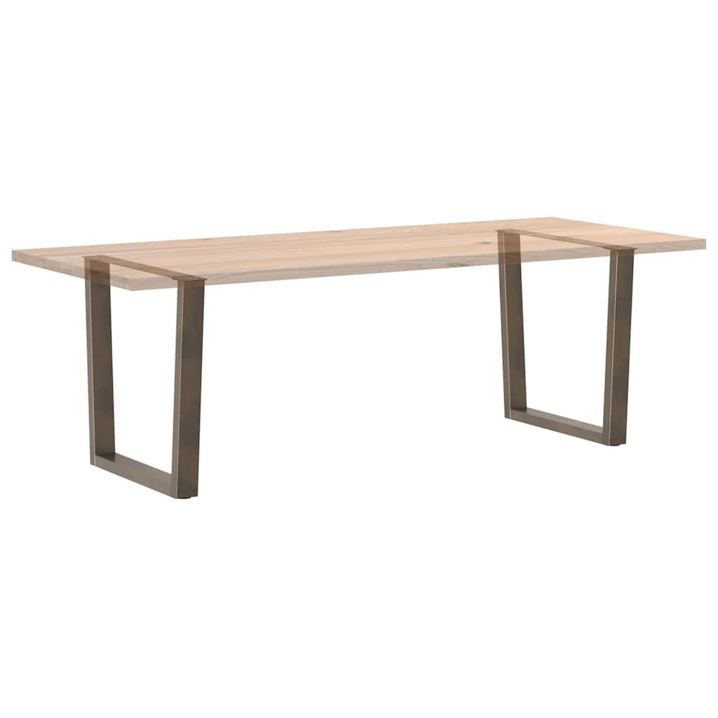 Couchtischbeine V-Form 2 Stück Schwarz 30x(30-31,3) cm Stahl