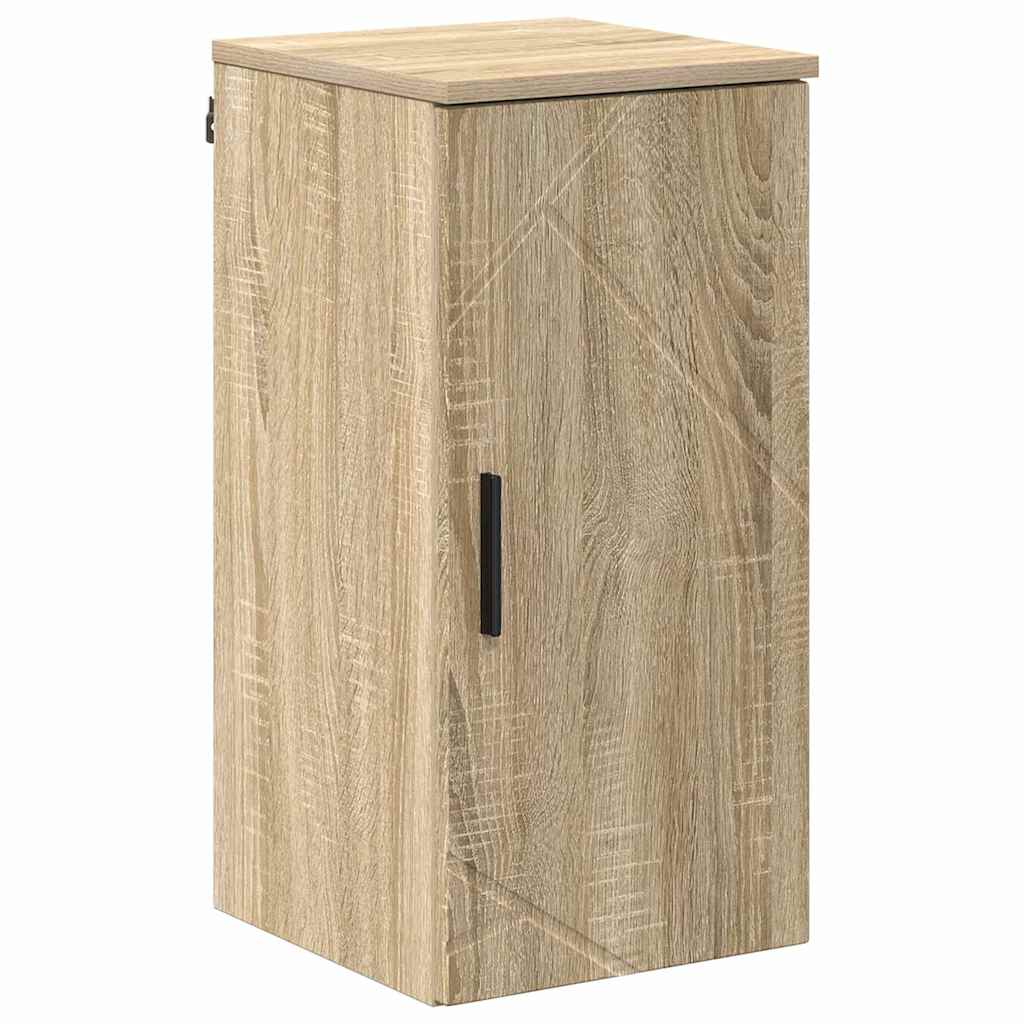 Badezimmermöbel-Set mit Tür 5 pcs Weiß Holzwerkstoff & Metall