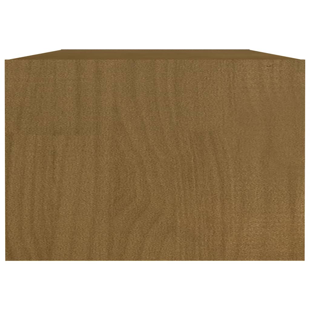 Couchtisch 110x50x34 cm Massivholz Kiefer