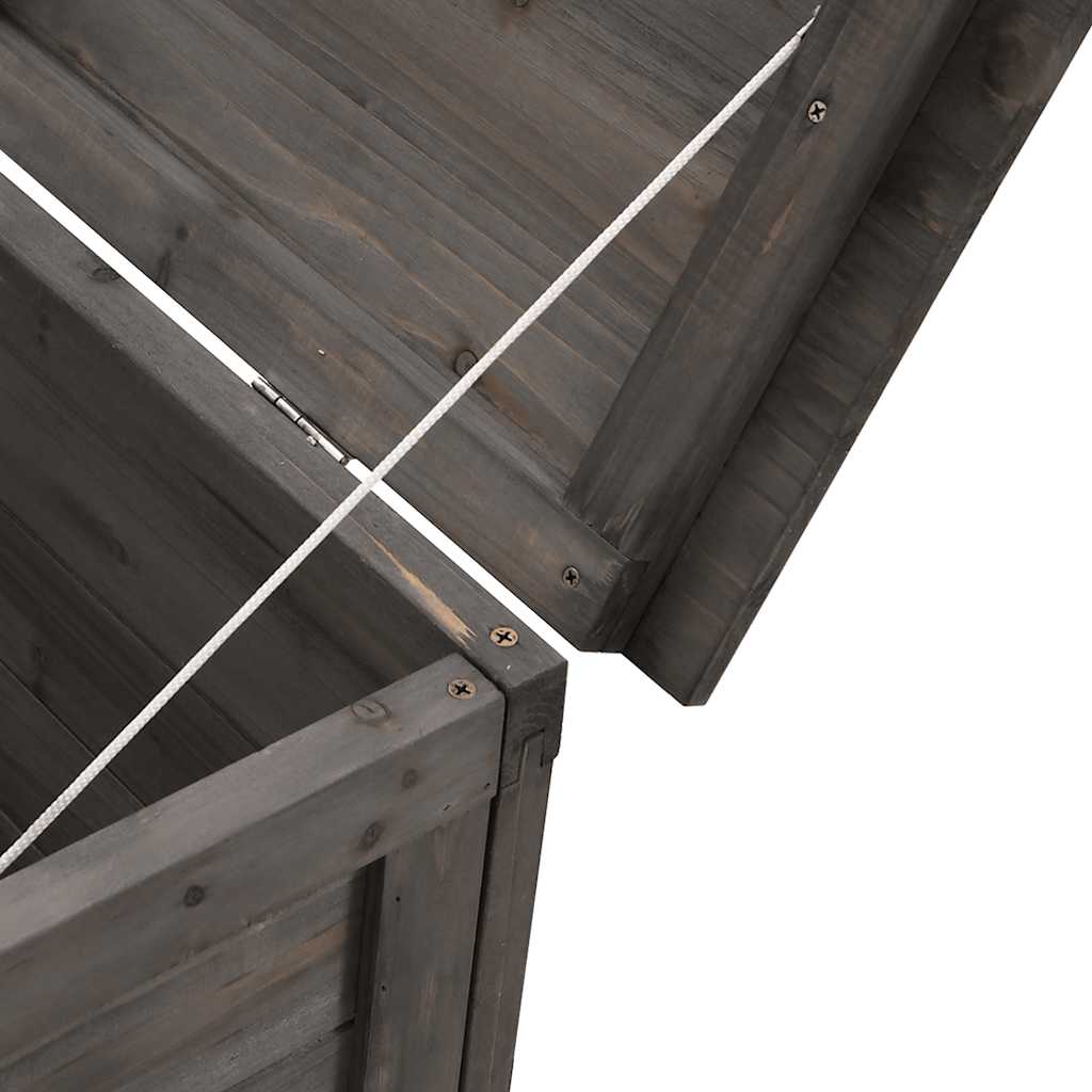 Gartentruhe 50x49x56,5 cm Massivholz Tanne