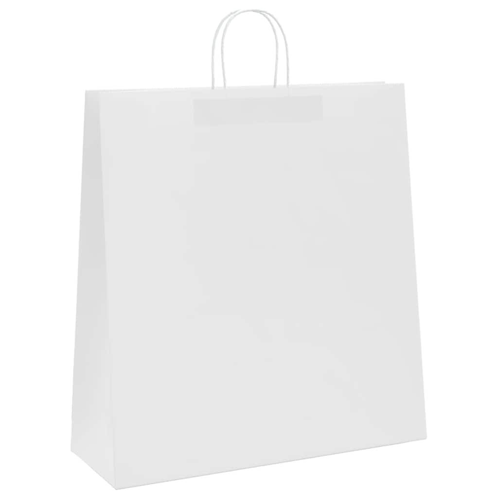 Papiertragetaschen 50 Stk. mit Henkeln Braun 21x11x36 cm