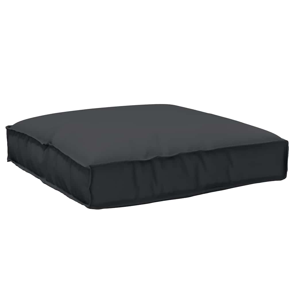 Kissen Anthrazit 80 x 80 x 12 cm Oxford-Stoff