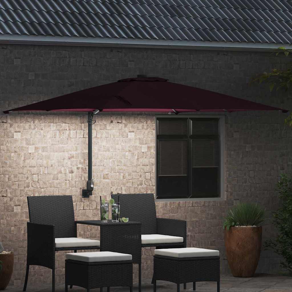 Garten-Sonnenschirm Sand 248,5 x 247,5 x 160 cm