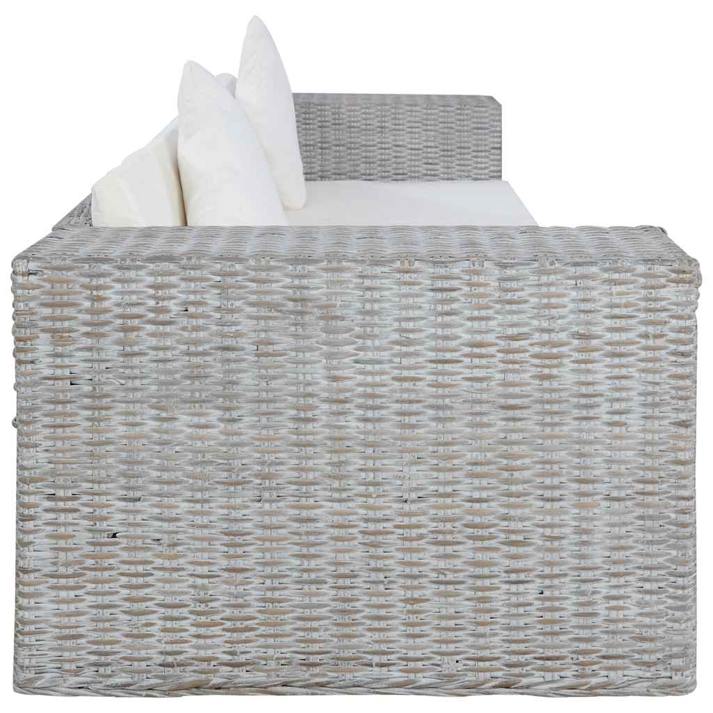 2-Sitzer Sofa Echtes Rattan