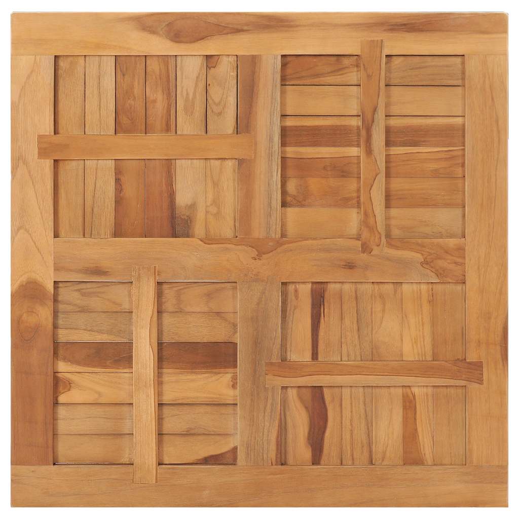 Tischplatte Massivholz Teak Rund 2,5 cm 40 cm