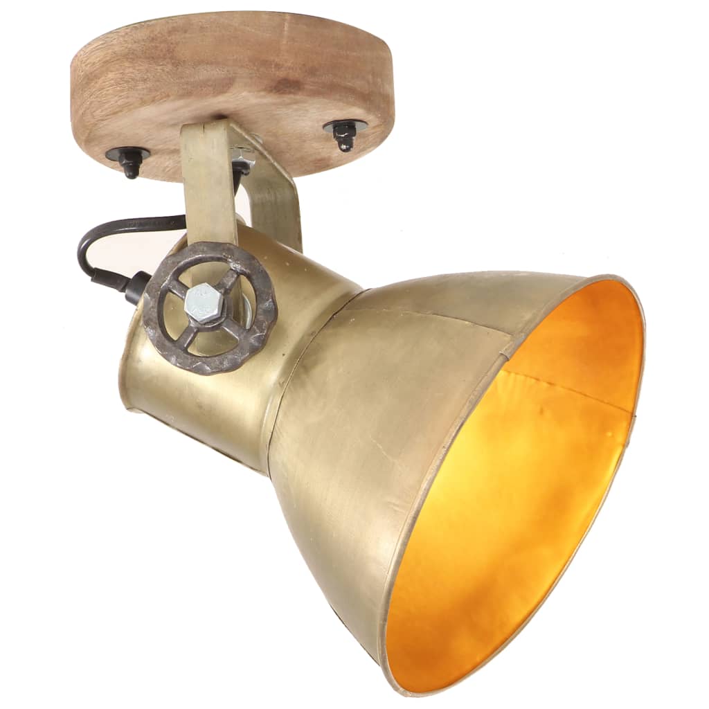 Wandlampe Industriestil Silbern 45x25 cm E27