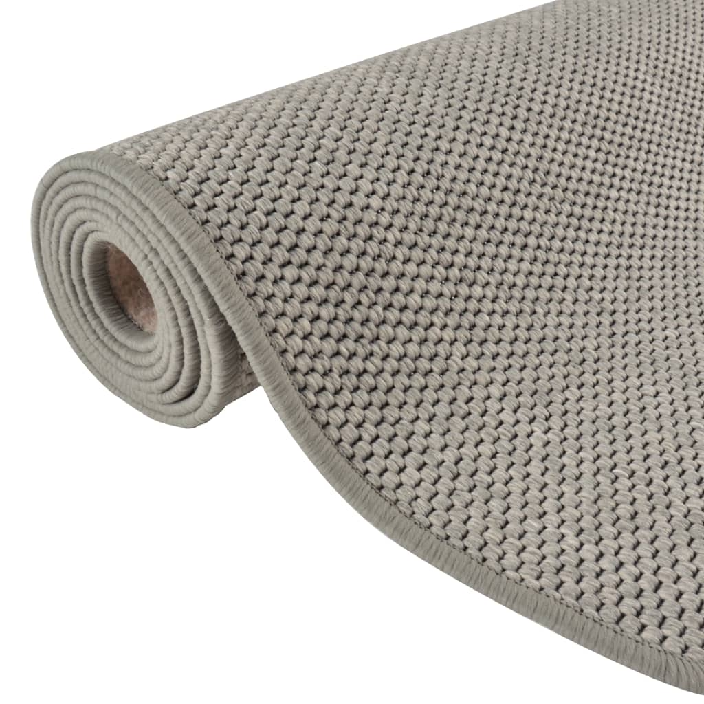 Teppichläufer Sisal-Optik Platina 50x100 cm