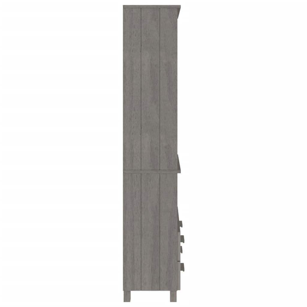 Highboard HAMAR Massivholz Kiefer Honigbraun
