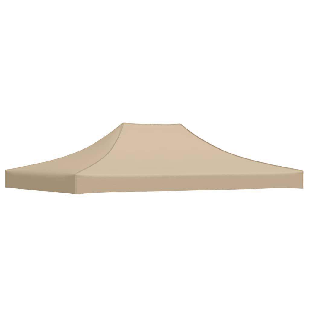 Partyzelt-Dach 3x3 m Beige 270 g/m²