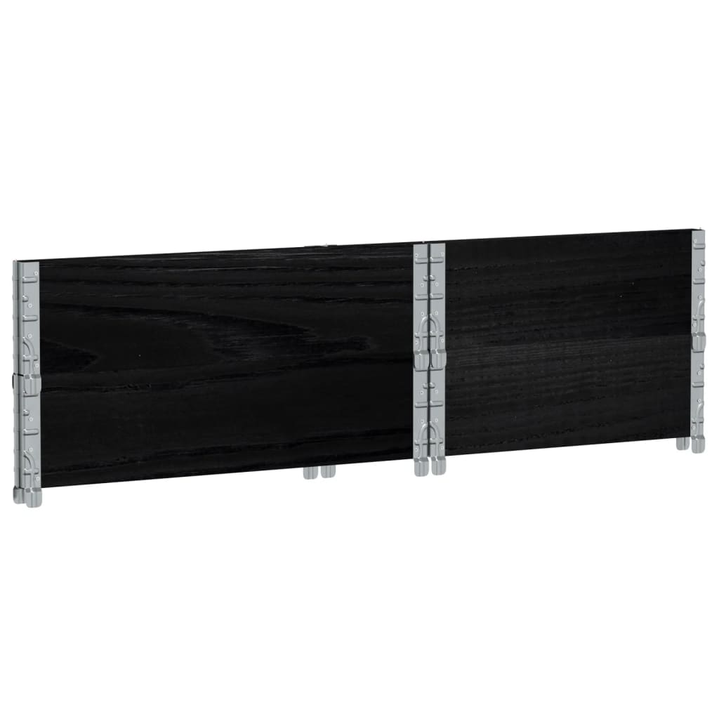 Pflanzkasten Grau 150x100 cm Massivholz Kiefer