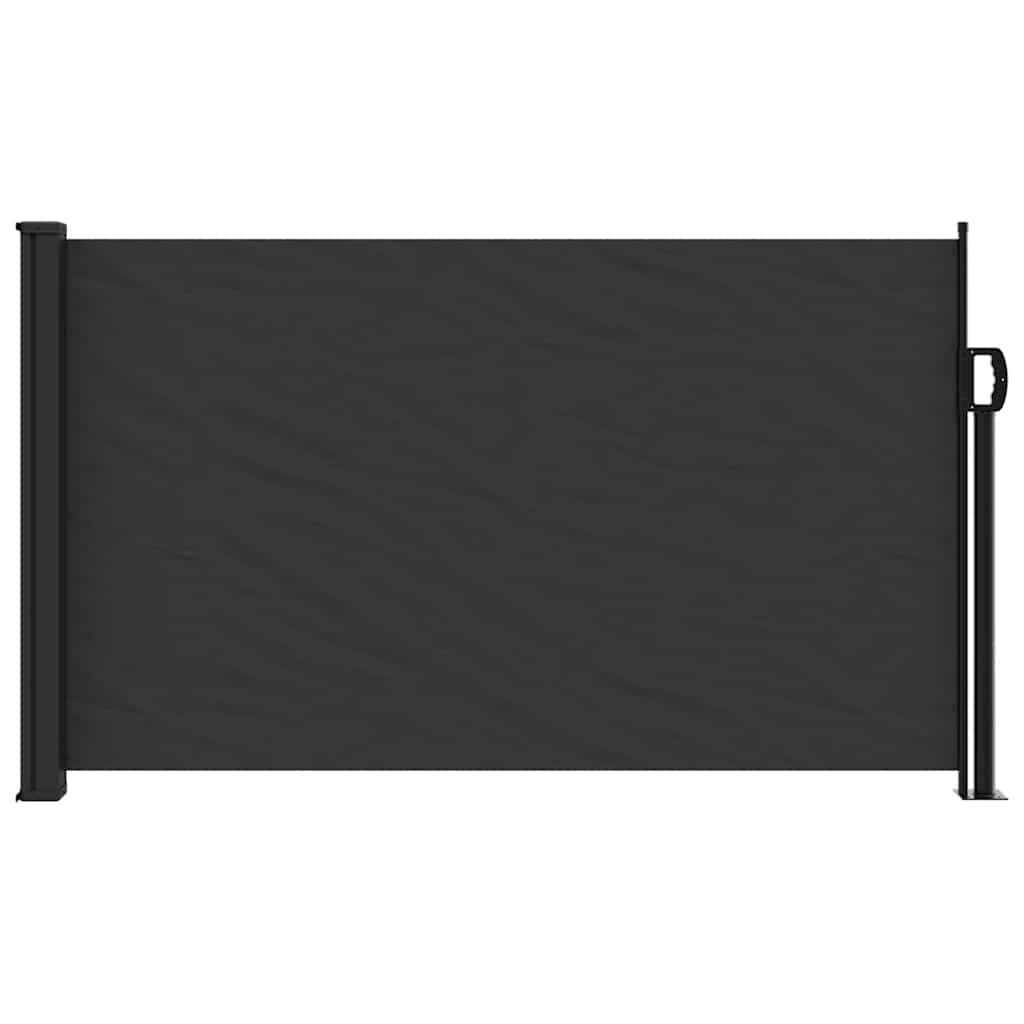 Seitenmarkise Ausziehbar Schwarz 100x300 cm