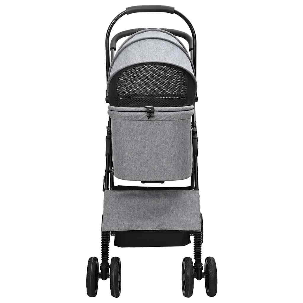 Faltbarer Haustierwagen Rosa 81 x 47 x 99 cm Polyester