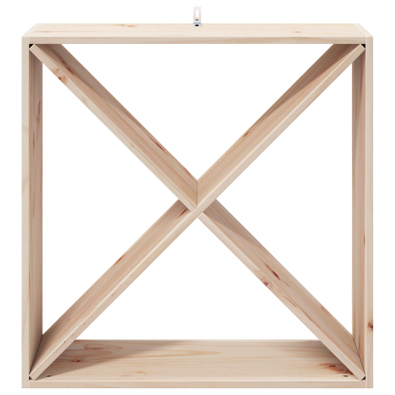 Weinschrank 56 x 25 x 56 cm Massivholz Kiefer