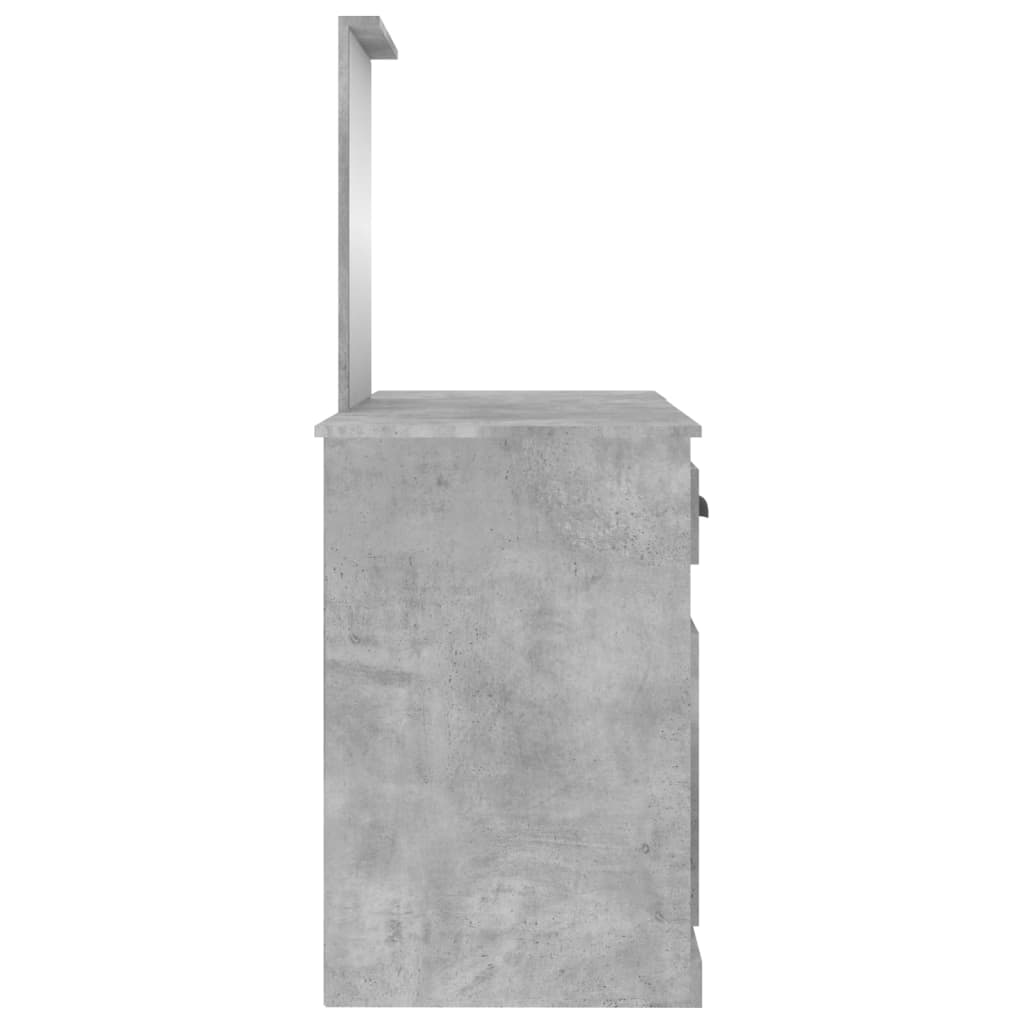 Schminktisch mit Spiegel Weiß 130x50x132,5 cm