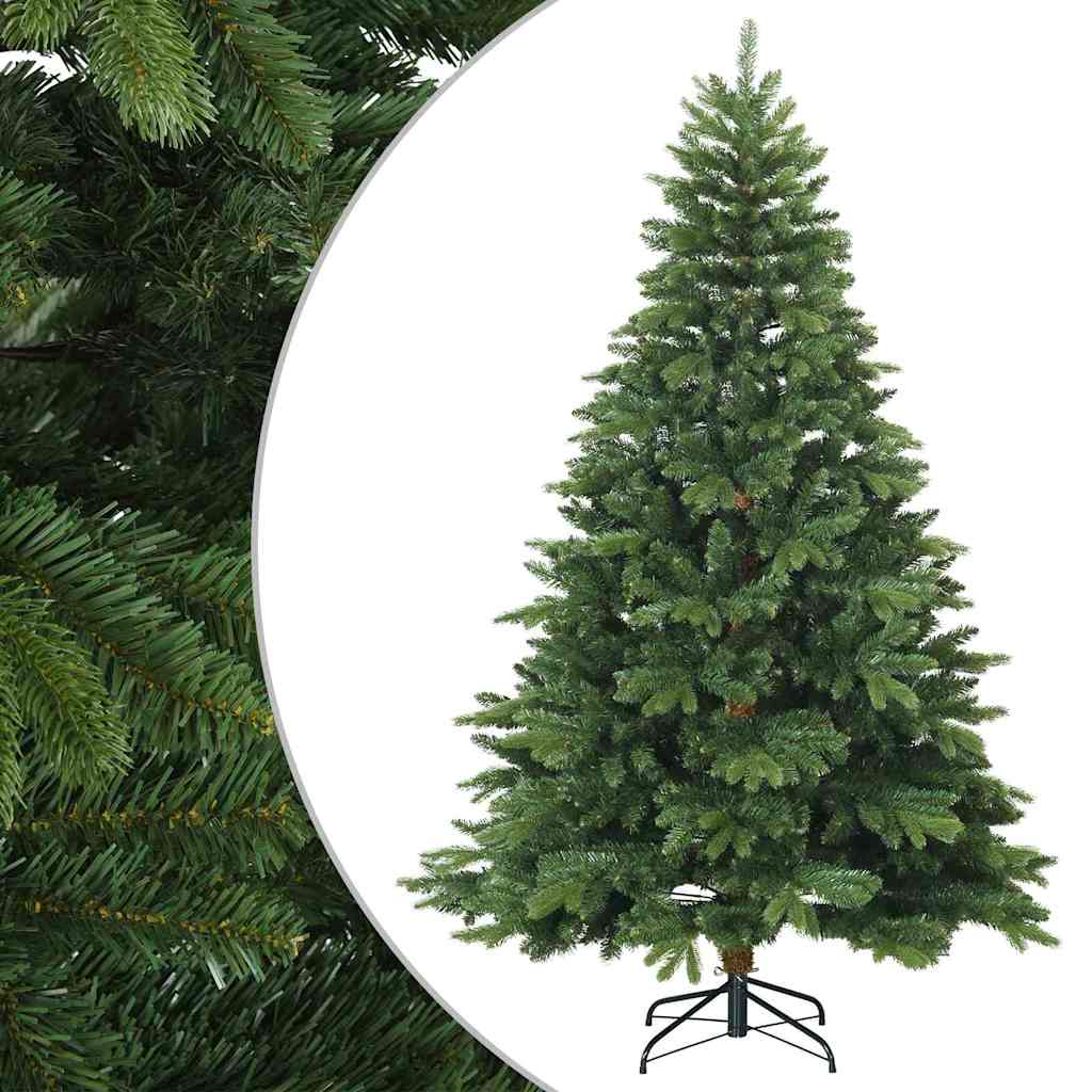 Künstlicher klappbarer Weihnachtsbaum mit Ständer Grün 150 cm