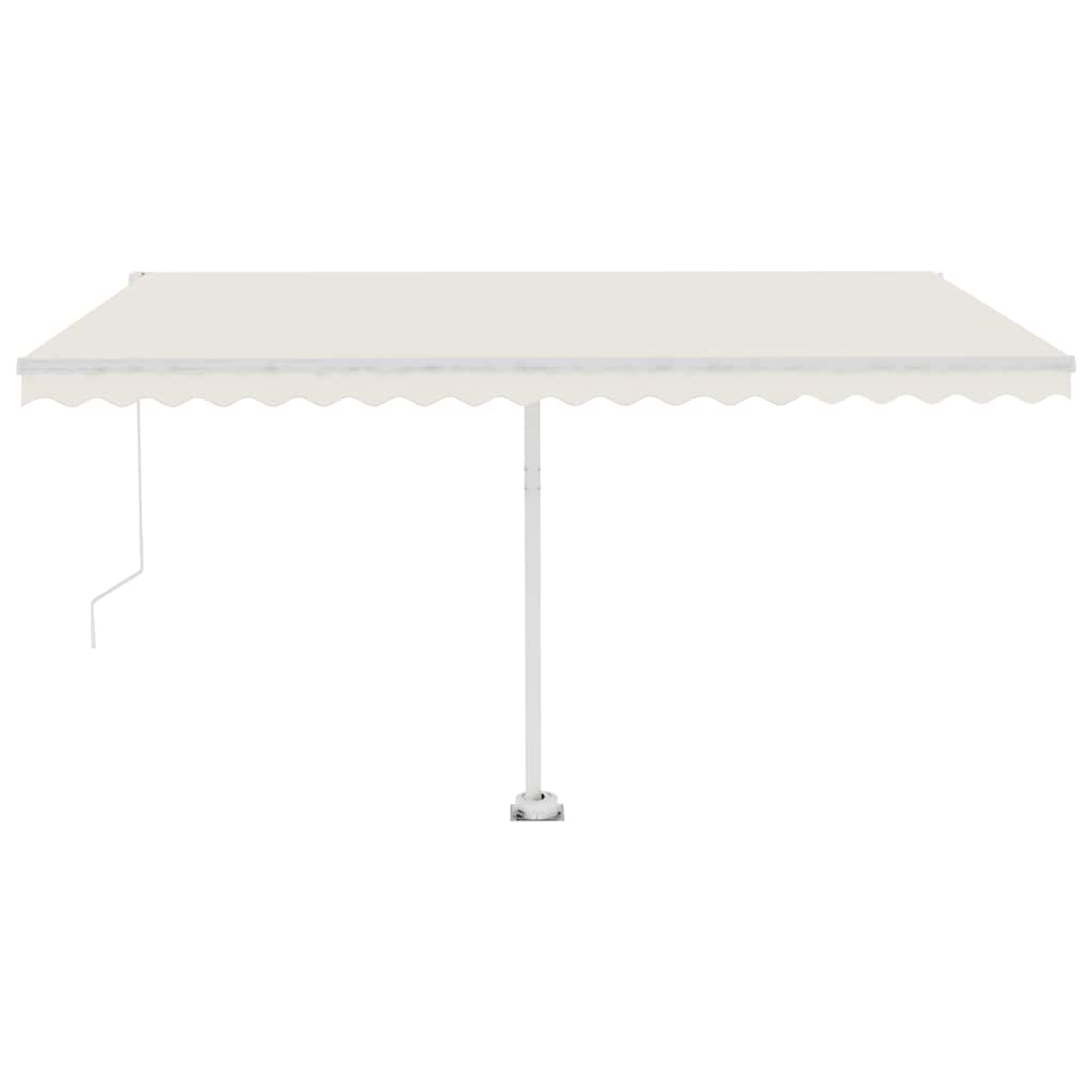 Standmarkise Manuell Einziehbar 300x250 cm Creme