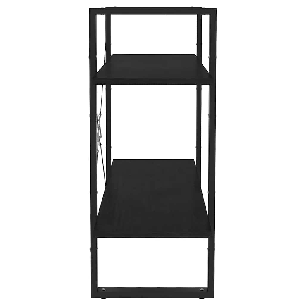 Bücherregal 2 Fächer Weiß 80x30x70 cm Holzwerkstoff