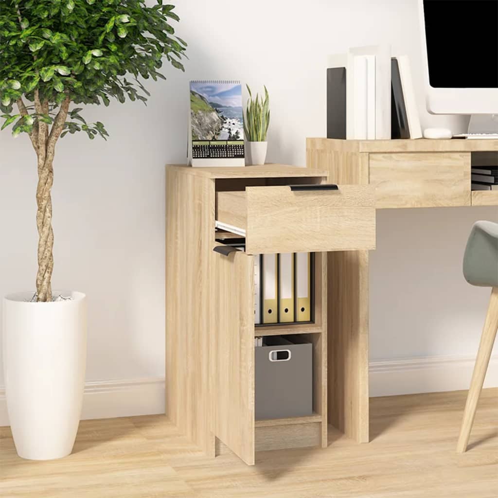 Büroschrank Weiß 33,5x50x75 cm Holzwerkstoff