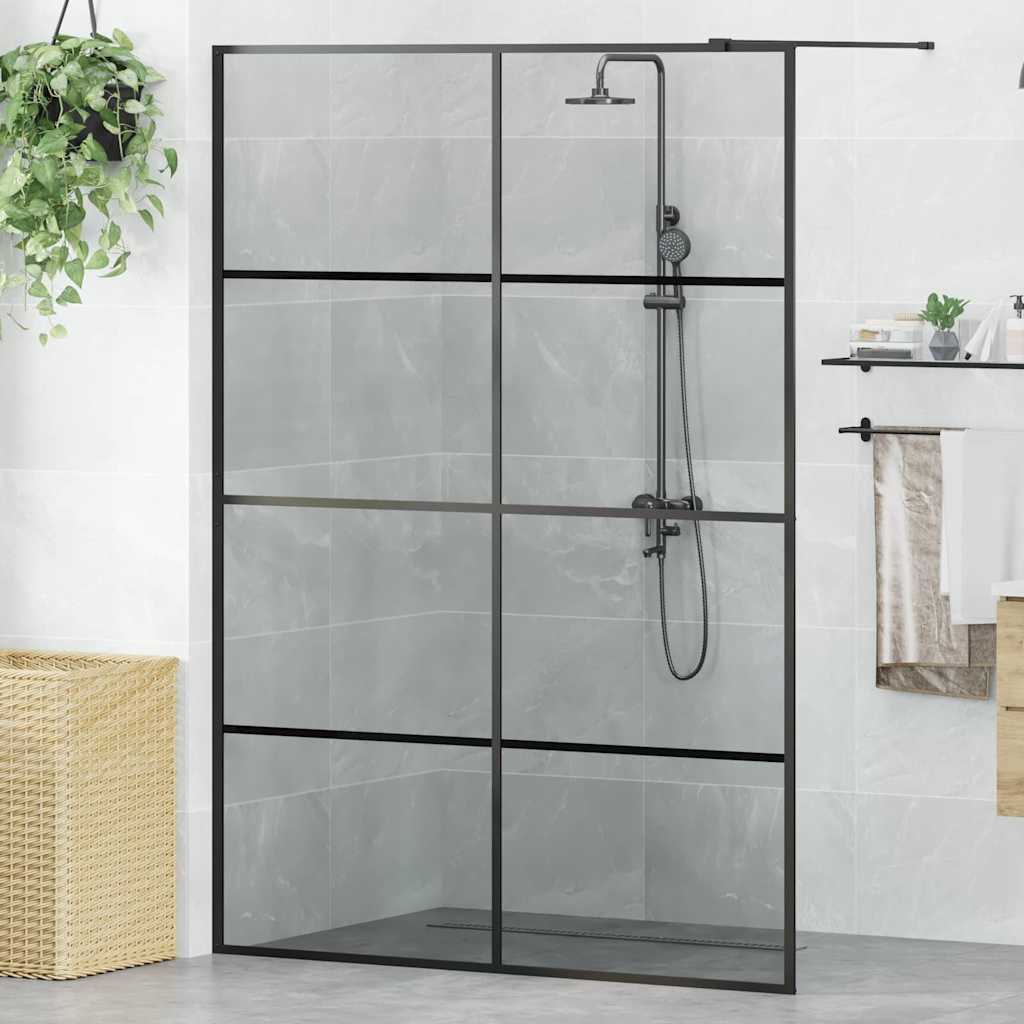 Duschwand für Begehbare Dusche mit Klarem ESG Glas 80x195 cm