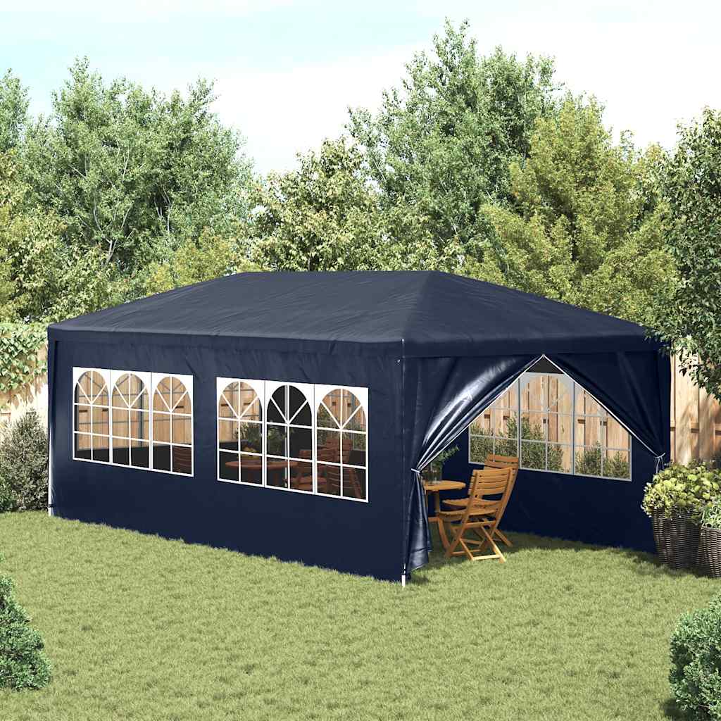 Party-Zelt 400 x 300 x 255 cm Rot PE und Stahl