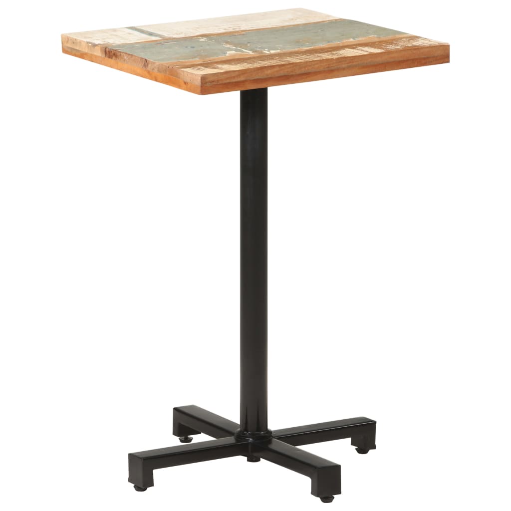 Bistrotisch Rund Ø60x75 cm Raues Mangoholz