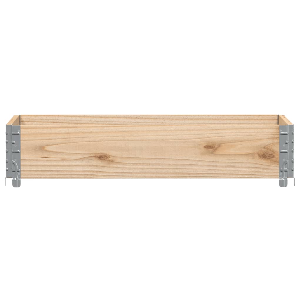 Pflanzkasten Grau 150x100 cm Massivholz Kiefer