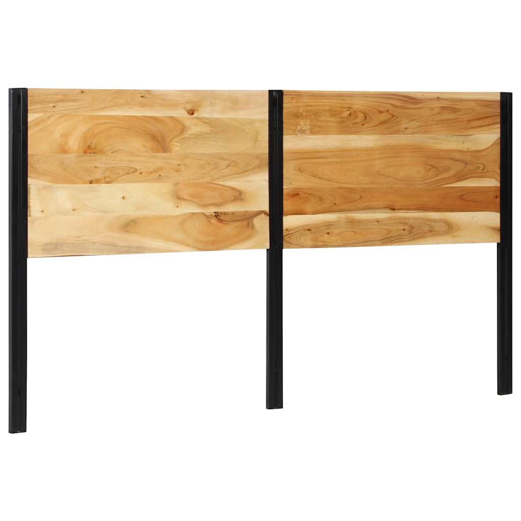 Kopfteil 100 cm Massivholz Mango und Eisen