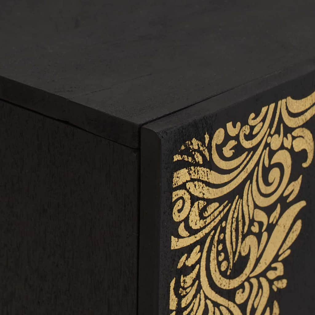 TV-Schränk mit Tür Honigbraun 105 x 33 x 46 cm Massivholz Mango