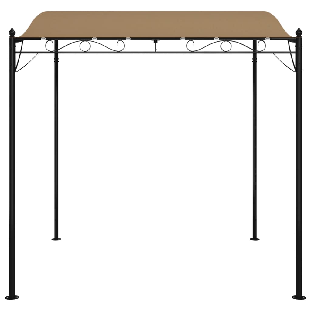 Markise Creme 2x2,3 m 180 g/m² Stoff und Stahl
