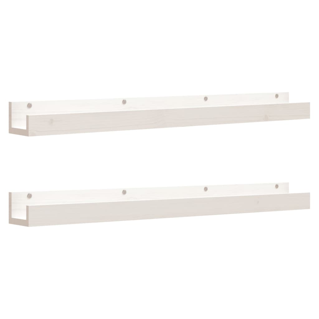 Wandregale 2 Stk. 50x12x9 cm Massivholz Kiefer