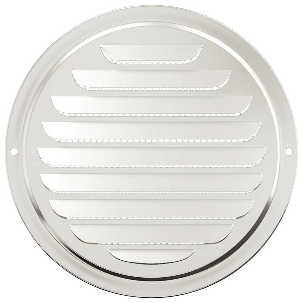 Lüftungsgitter 4 pcs Silber 80 mm Edelstahl