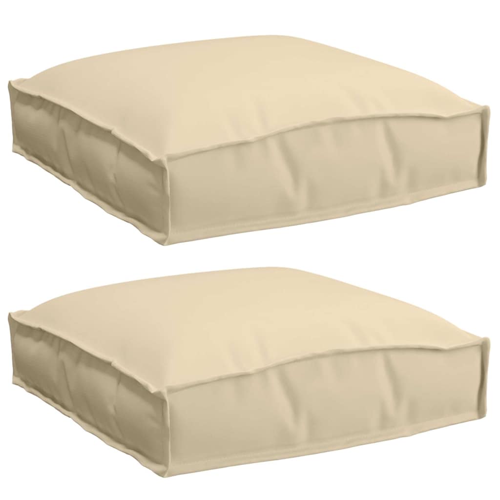 Kissen 2 pcs Anthrazit 40 x 40 x 8 cm Oxford-Stoff