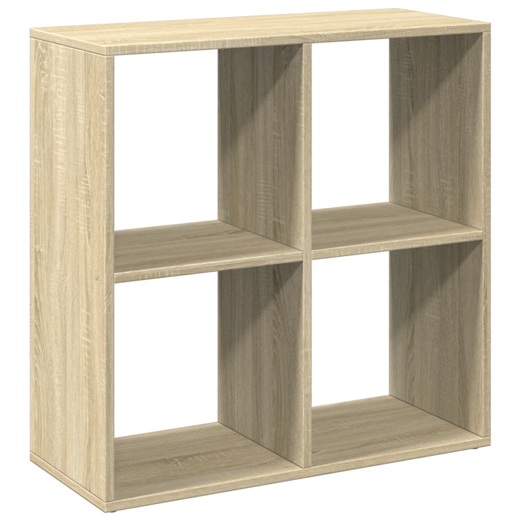 Bücherregal Weiß 137,5x29x137,5 cm Holzwerkstoff