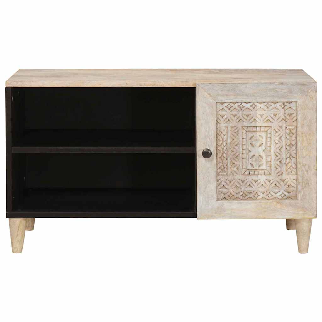 TV-Einheiten mit Regal Hellbraun 80 x 33 x 46 cm Holzwerkstoff
