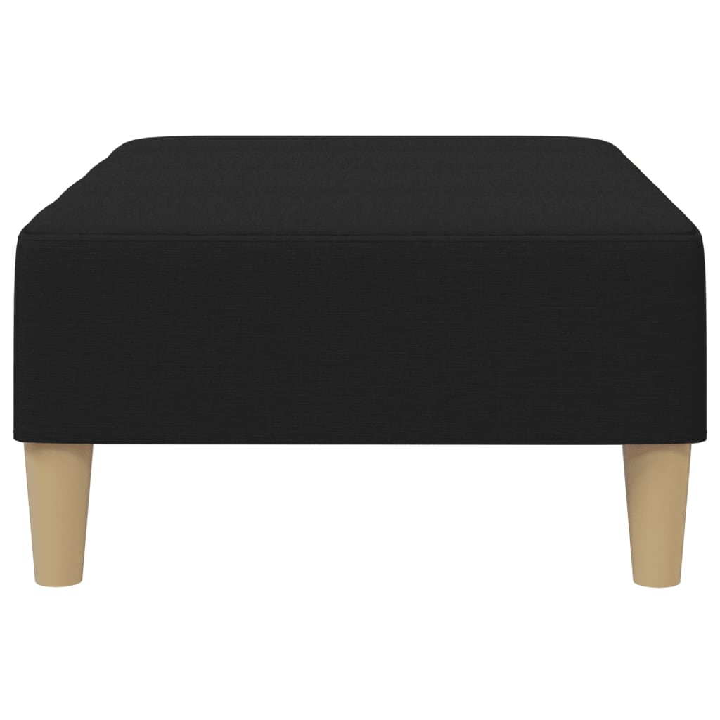 Fußhocker Hellgrau 77x55x31 cm Stoff