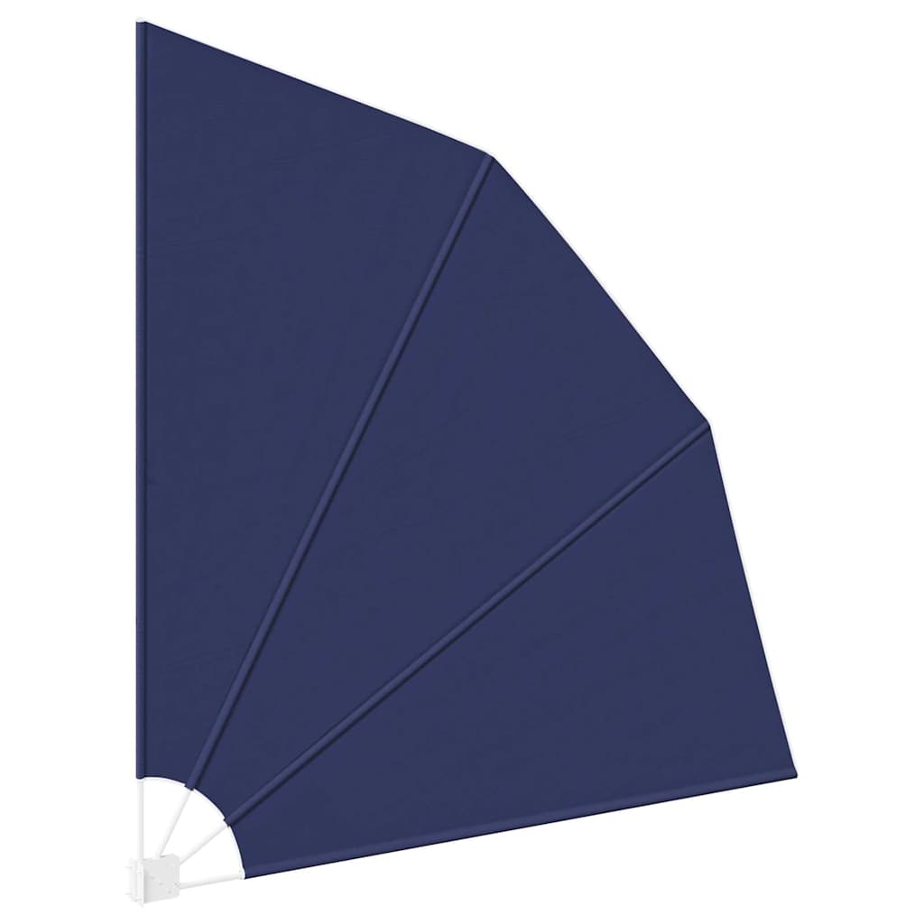 Faltbarer Balkonfächer Grau 210×210 cm