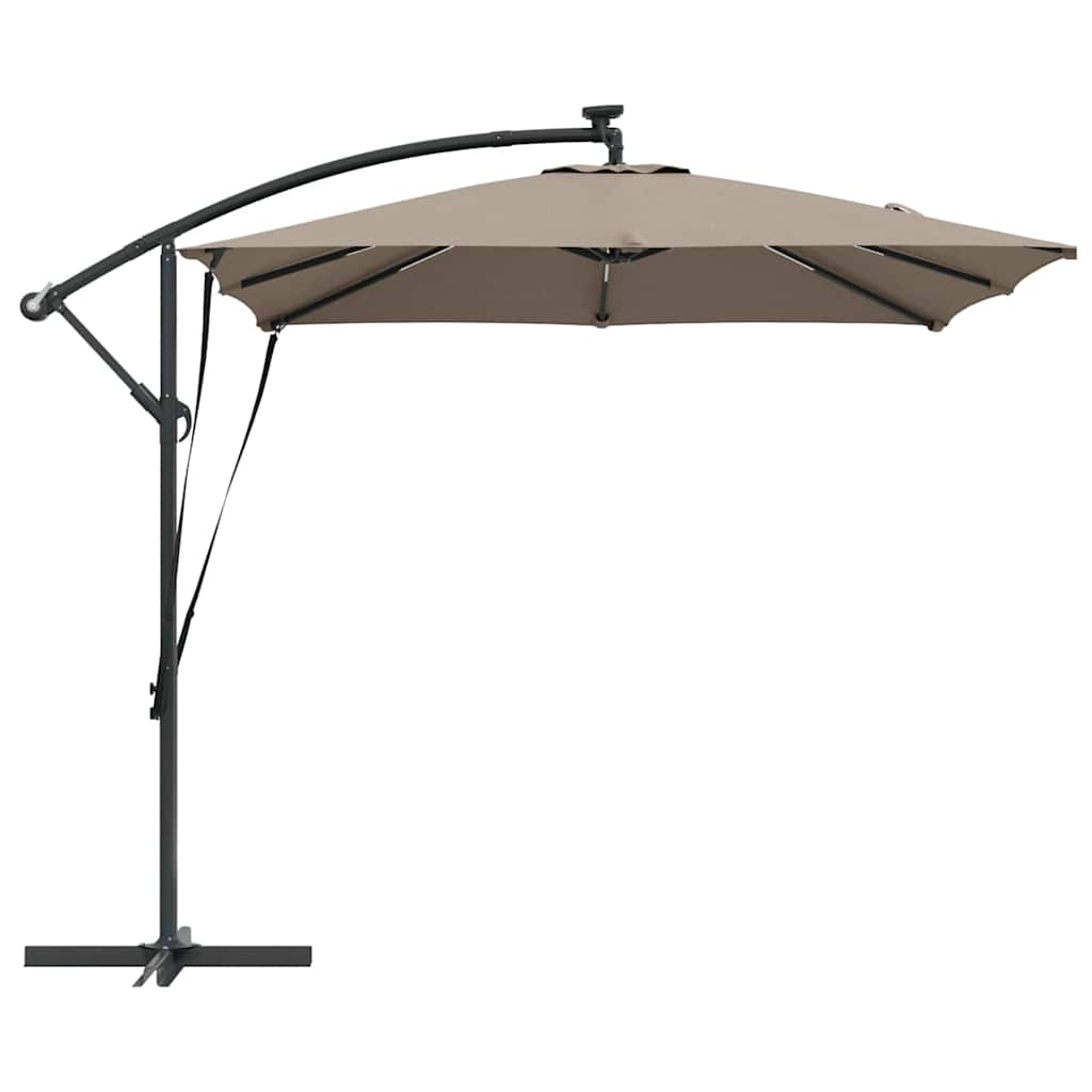 Sonnenschirm Sand 249 x 249 x 250 cm Polyester und Aluminium