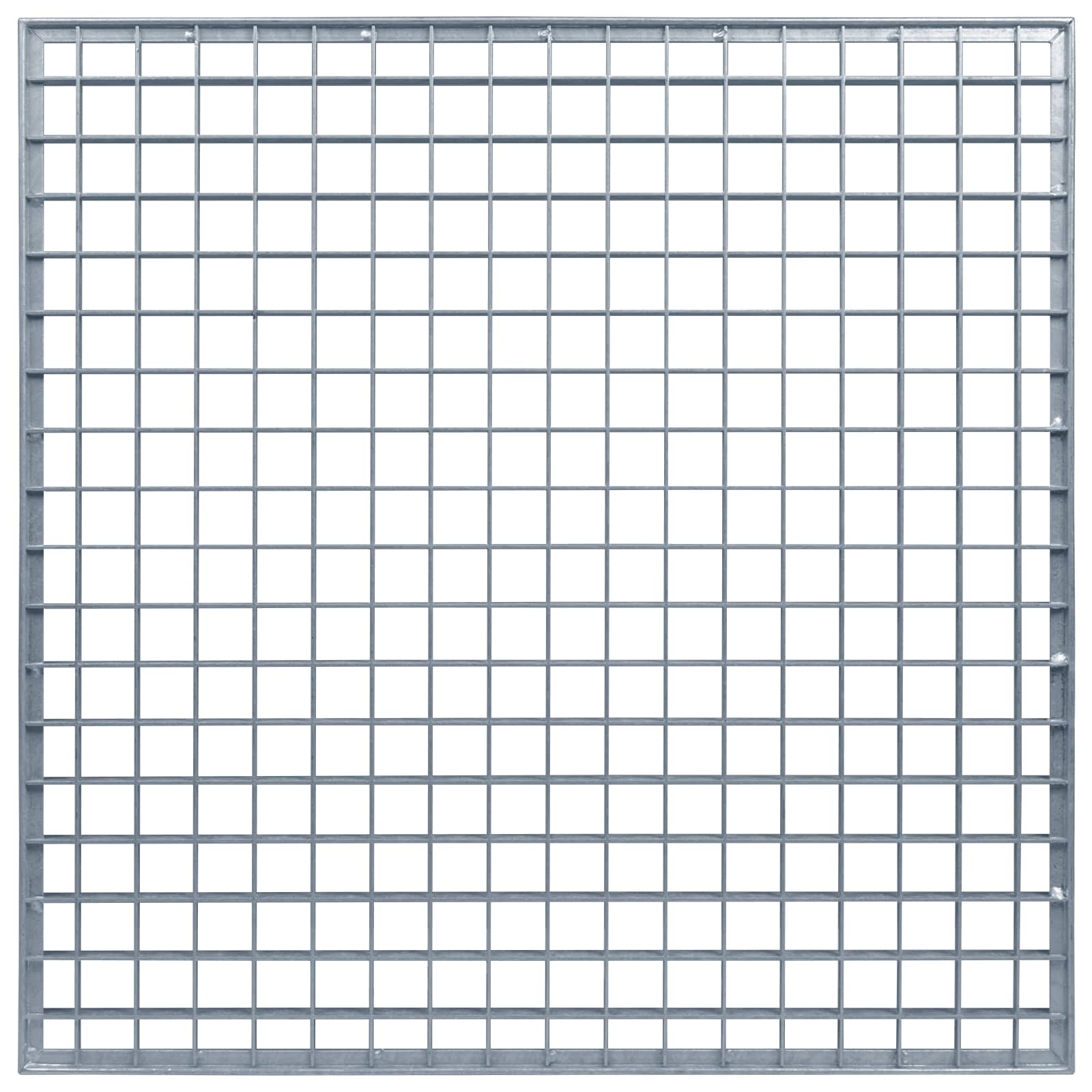 Gitter Silber 50 x 35 x 2 cm Feuerverzinkter Stahl