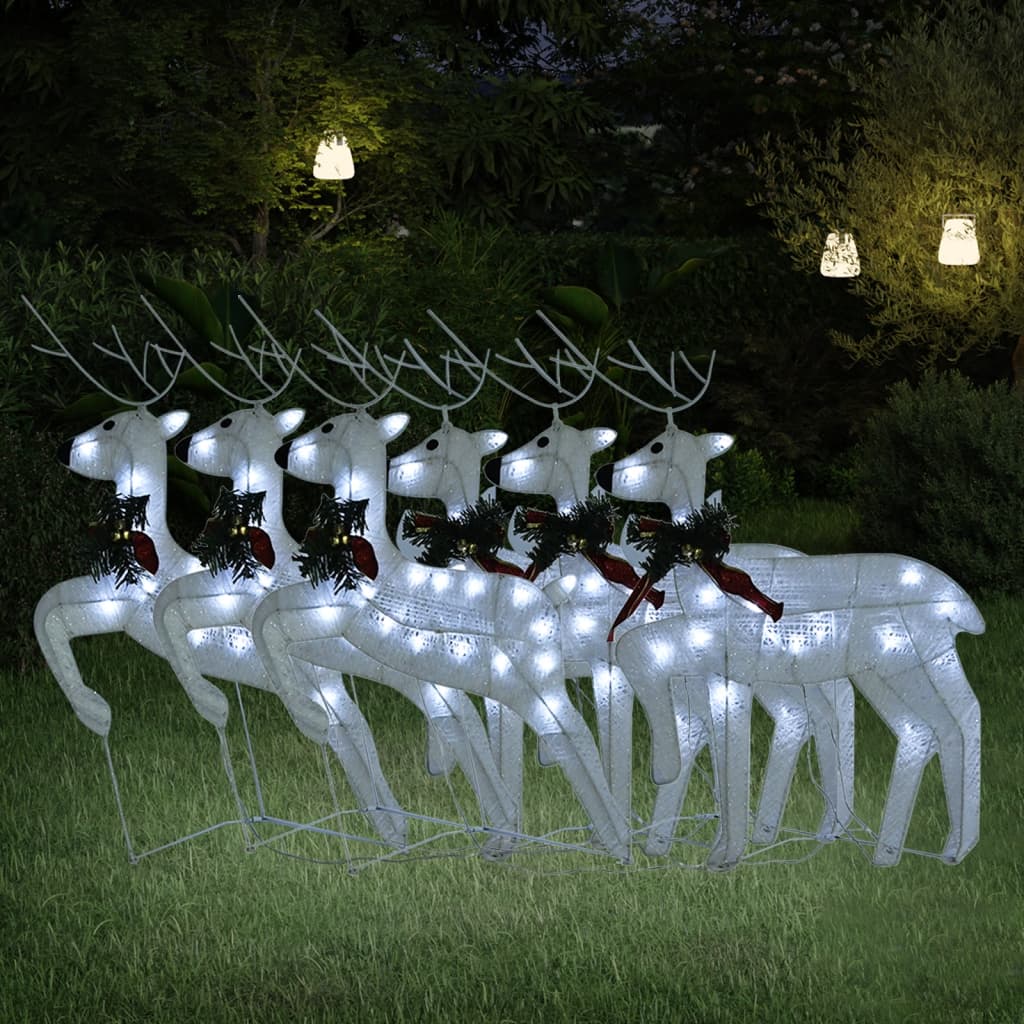 LED-Rentiere 2 Stk. Gold 40 LEDs