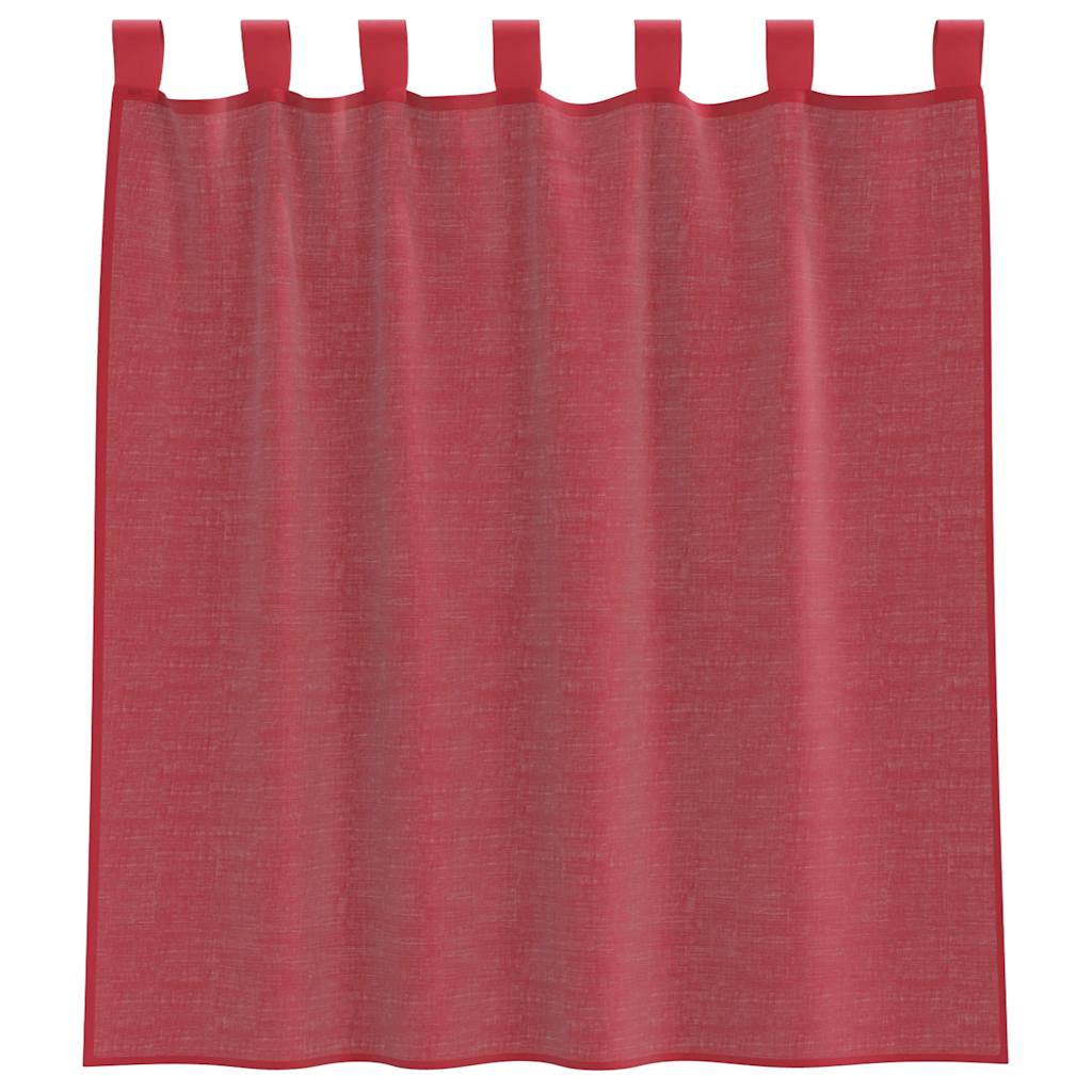 Voile Vorhänge mit Ösen 2 Stk. Apfelgrün 140x140 cm